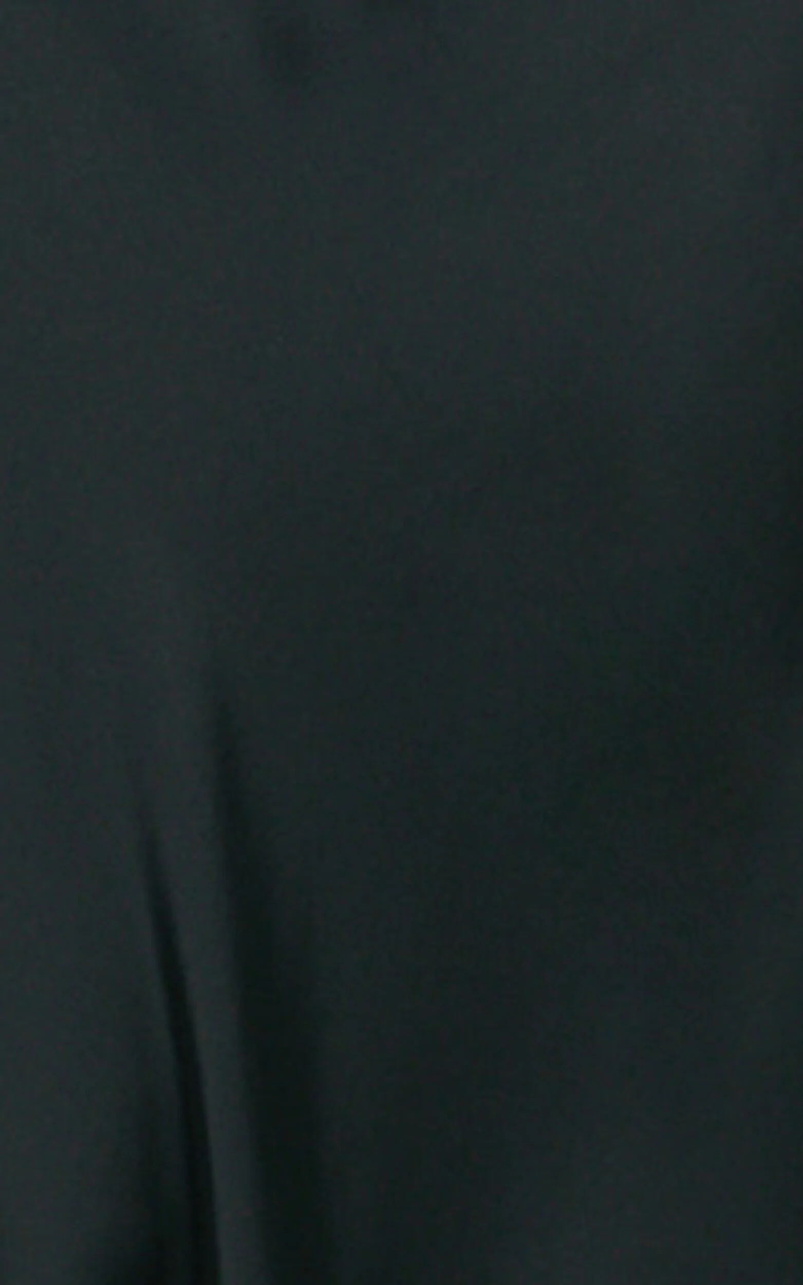 Quincy Maxi Dress - Satin Slip Dress in Black