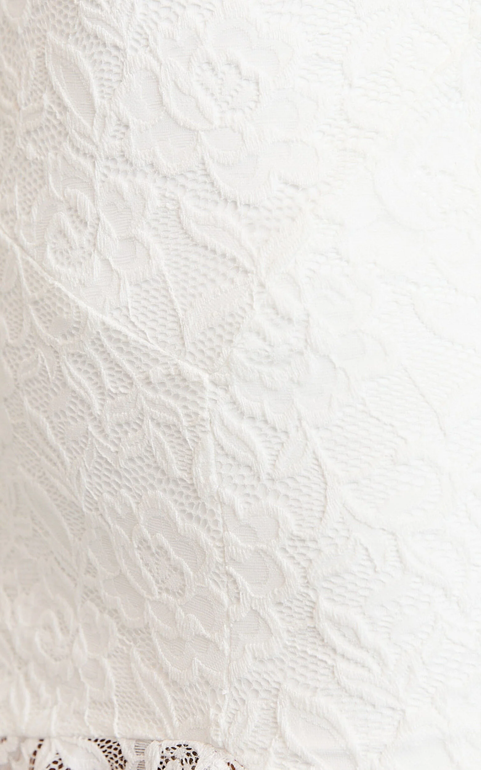 Judai Mini Dress - Lace Off Shoulder A Line Dress in White