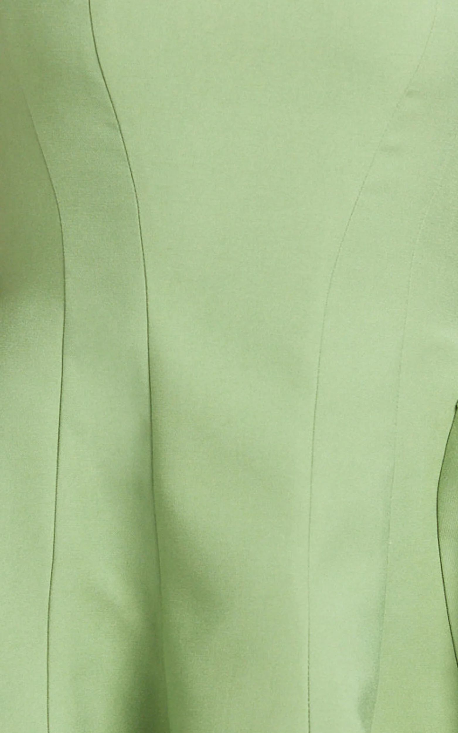 Kailee Mini Dress - Wide Strap Square Neck Fit And Flare Tulip Dress in Sage