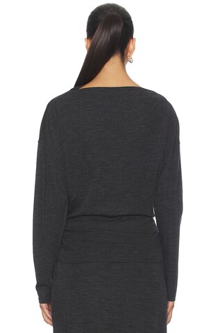 Draped Slash Neck Top