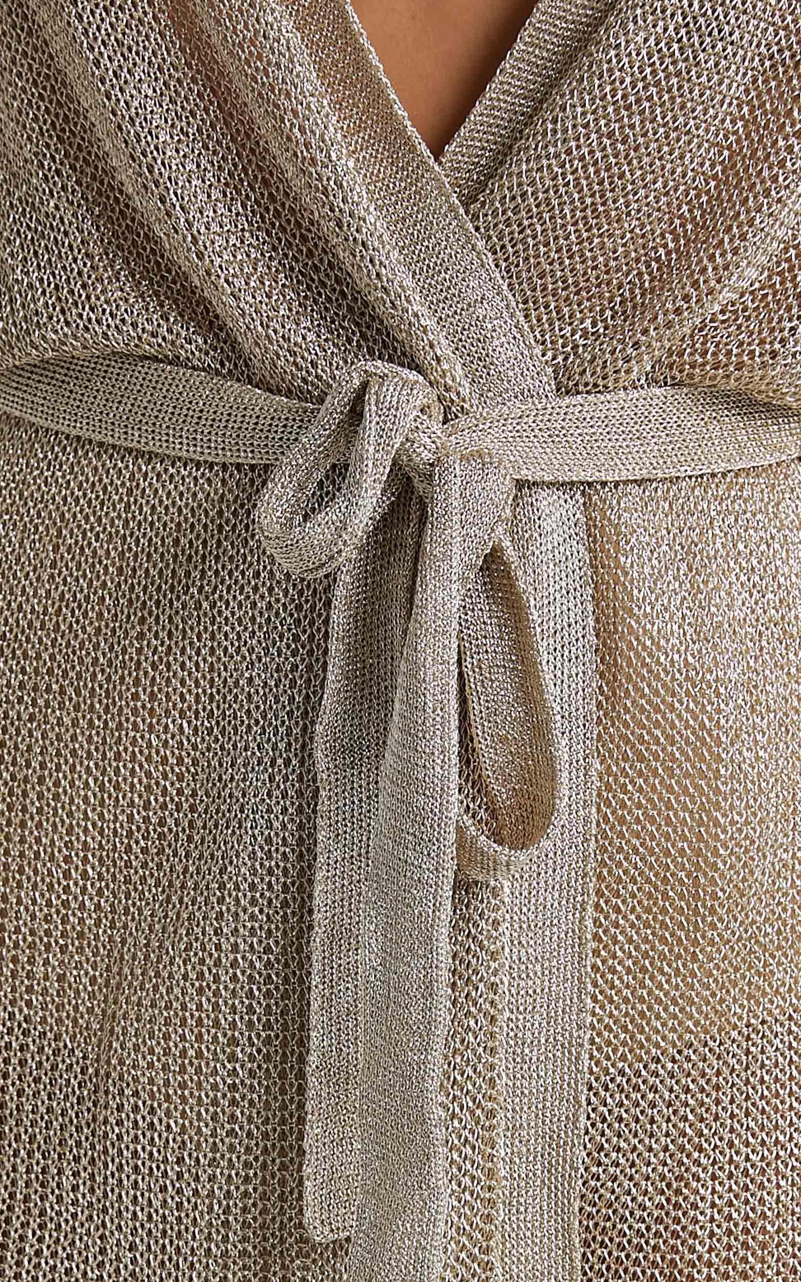 Lioness - Take Me To Rio Mini Dress in Gold