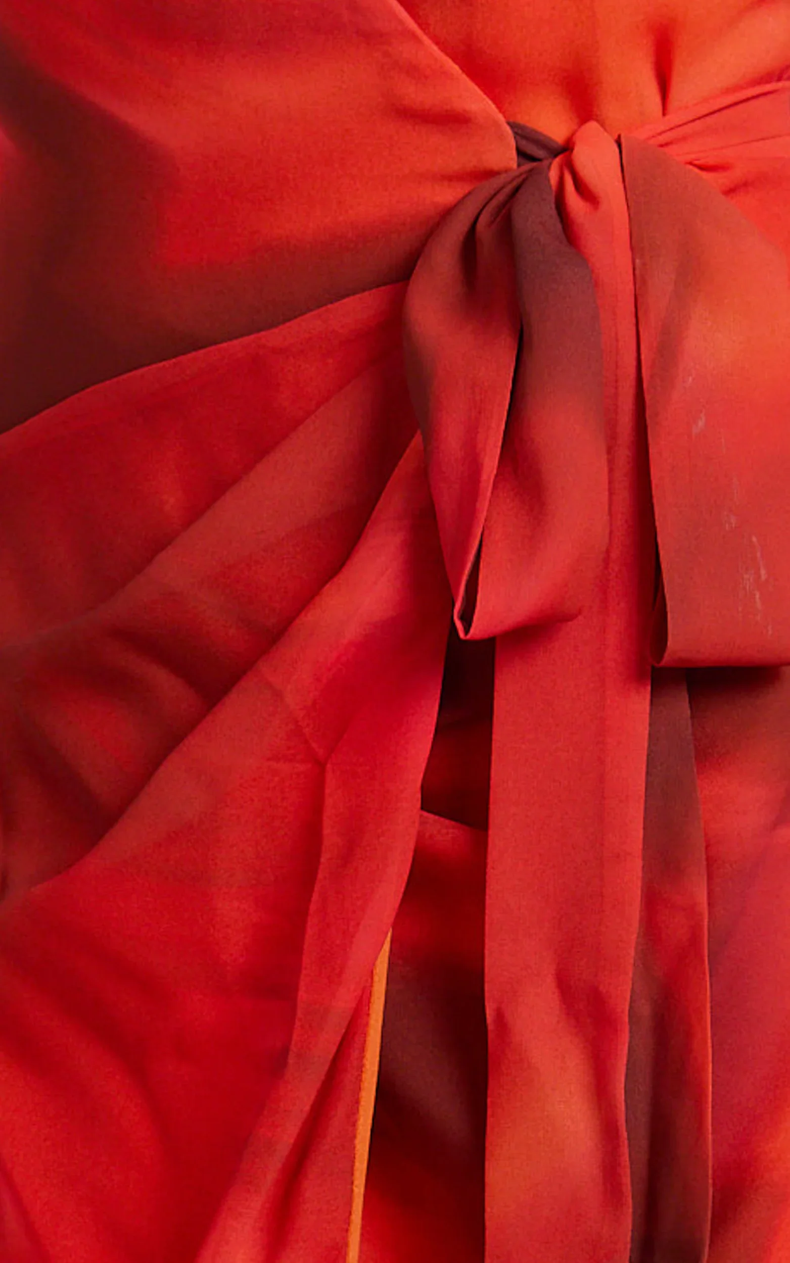 Eva Maxi Dress - Plunge Halter Wrap Dress in Abstract Adeana Print