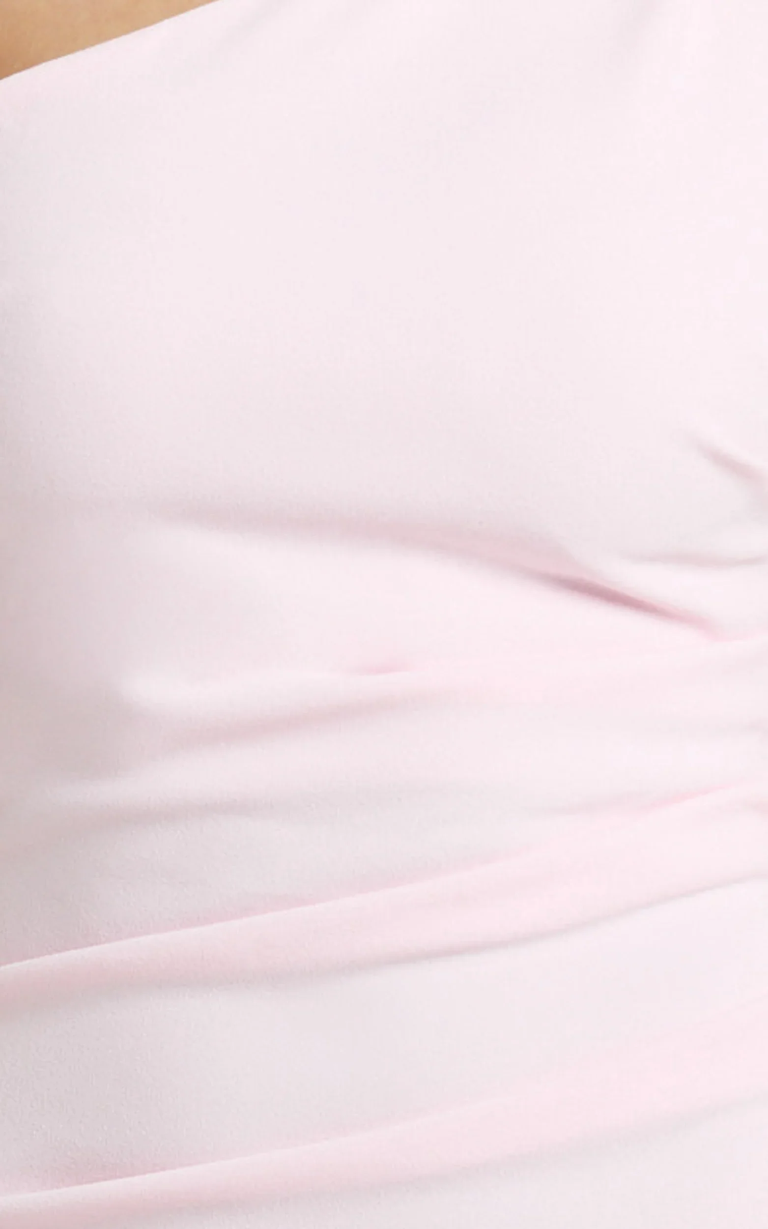 Criselda Maxi Dress - One Shoulder Maxi Dress in Pink