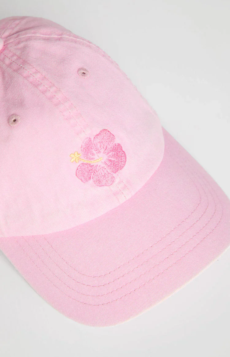 Hibiscus Pink Washed Cap
