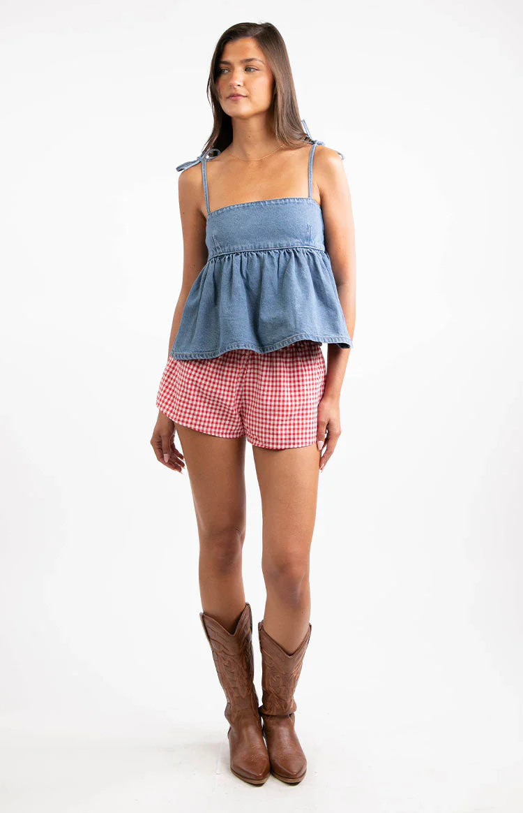 Ethel Blue Denim Top