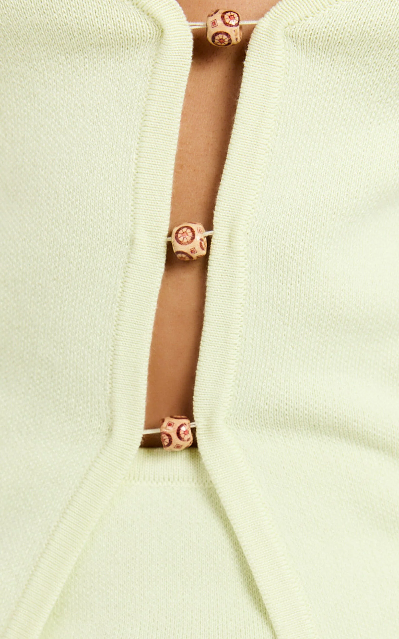 Kelly Two Piece Set - Recycled Long Line Knit Top and Fitted Knit Skirt in Lime