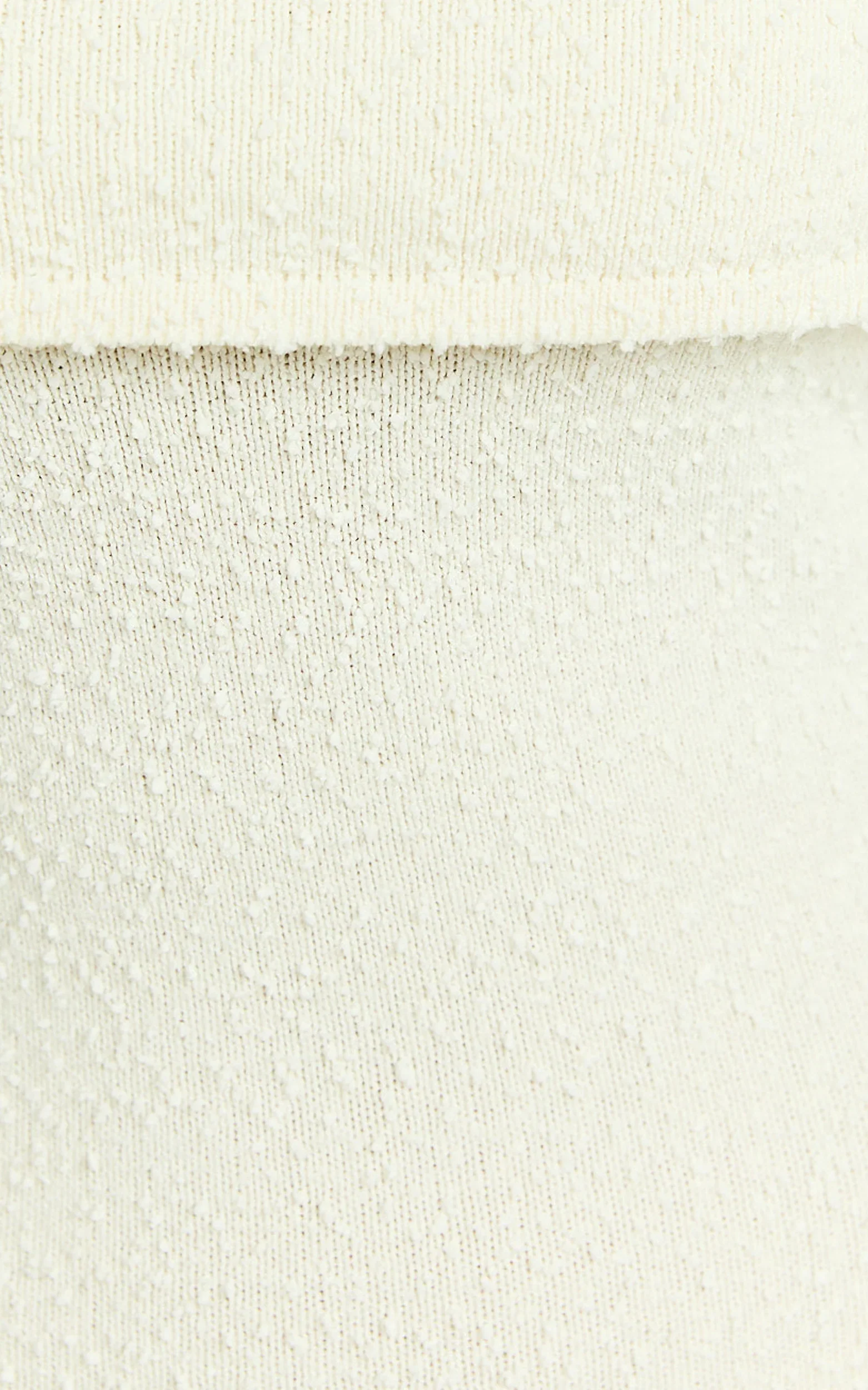 Pietra Maxi Dress - Knit Off Shoulder Dress in Cream