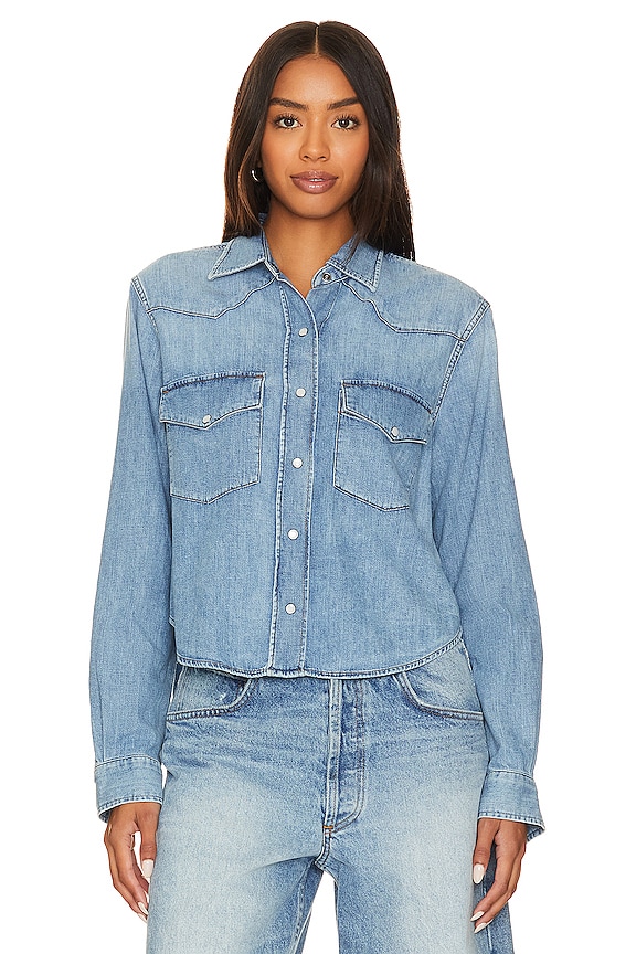 Cropped Western Shirt