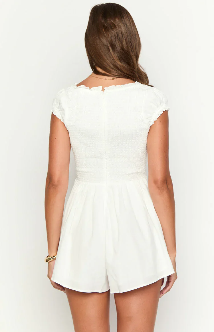 Raldo White Playsuit