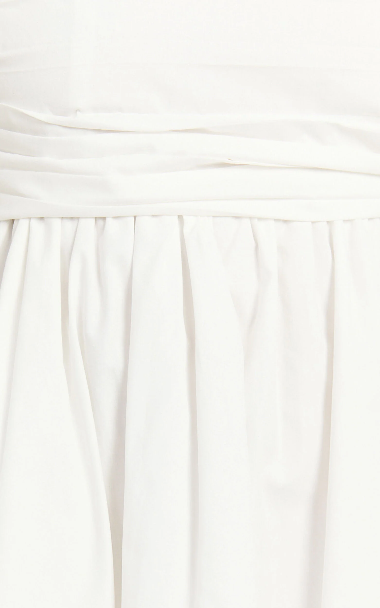 Clover Mini Dress - Back Bow Babydoll Dress in White