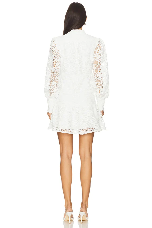 Remy Embroidered Mini Dress