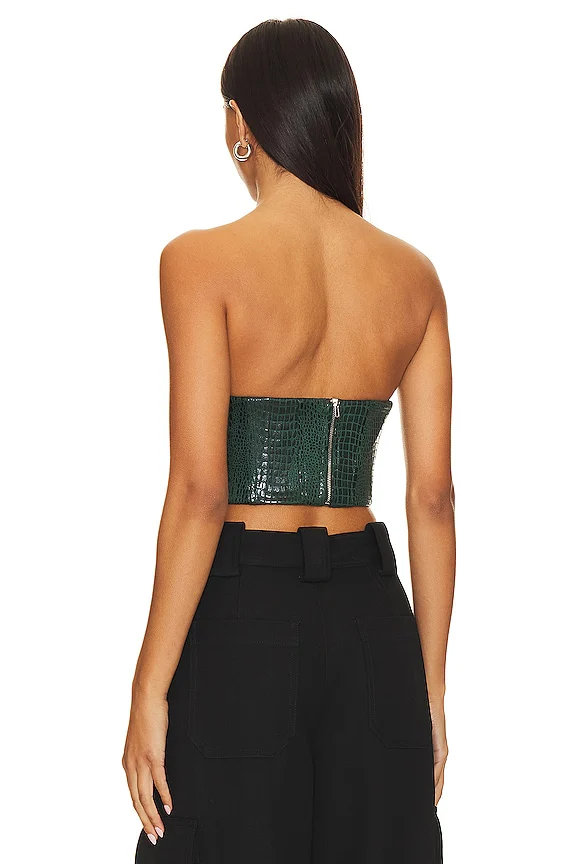 Tawny Faux Suede Top