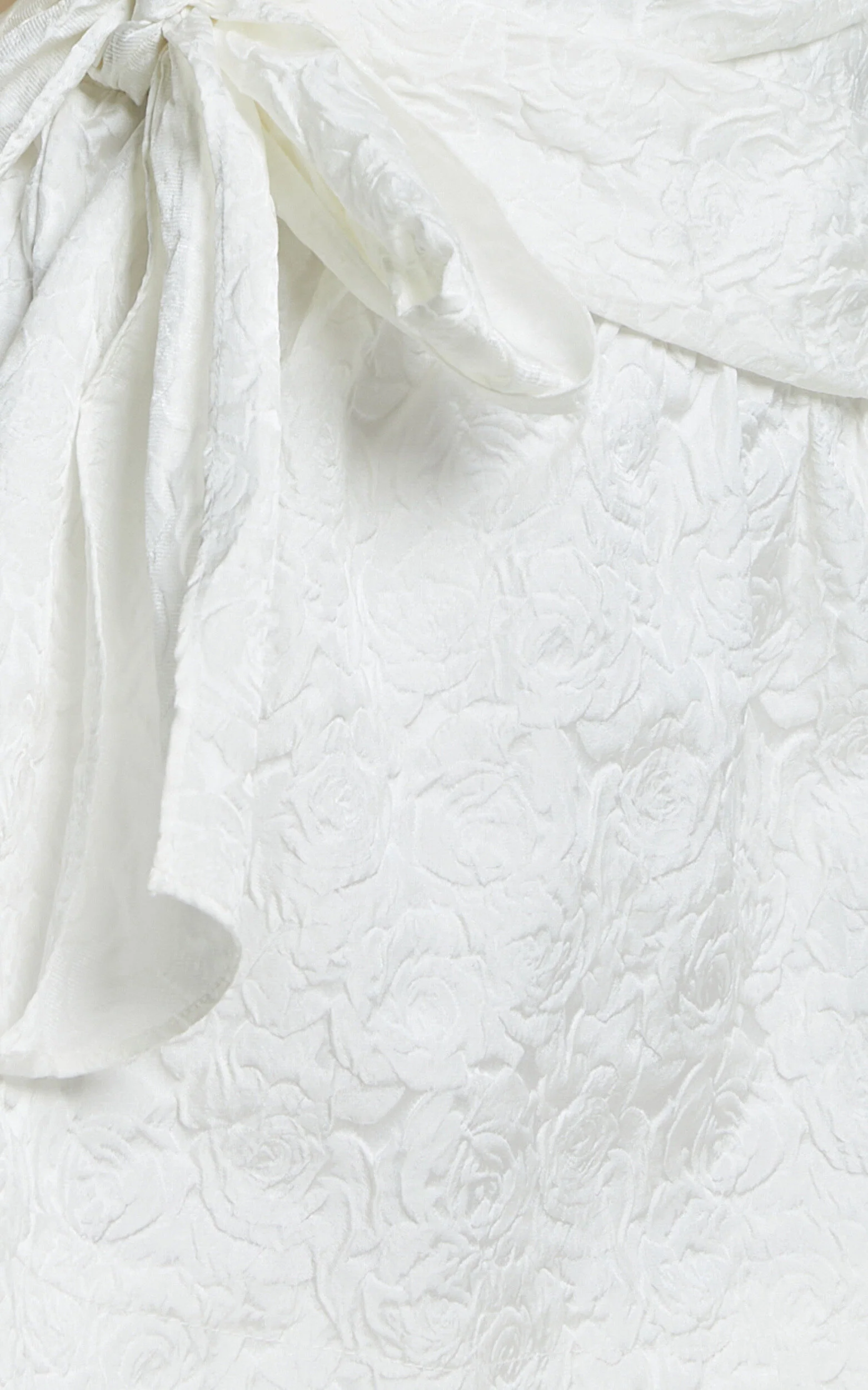 Mathilda Mini Dress - Cut Out Side Wrap Dress in White