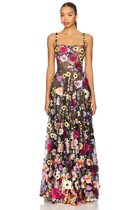 Jasmine Floral Maxi Dress