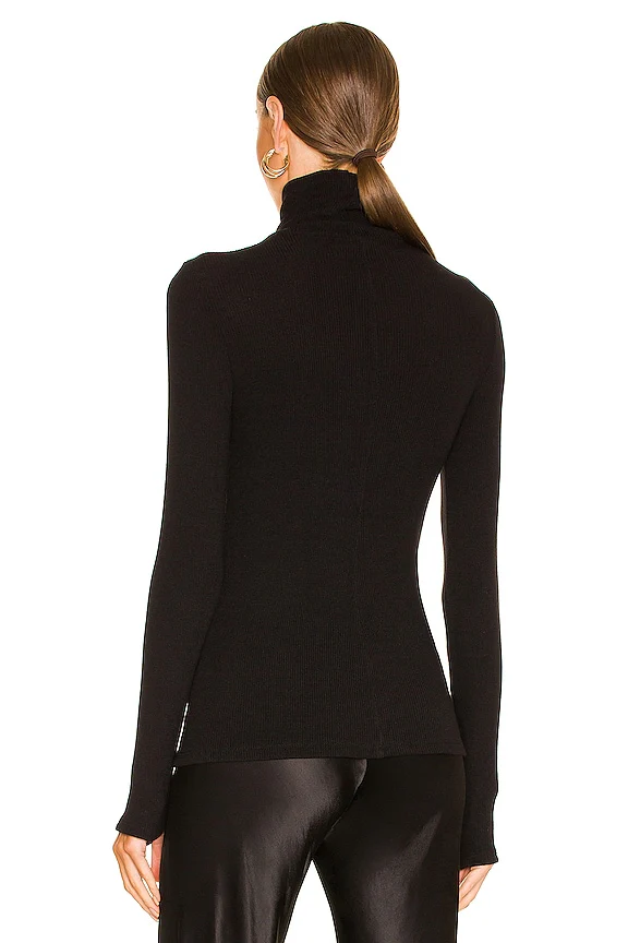 Sweater Knit Long Sleeve Turtleneck