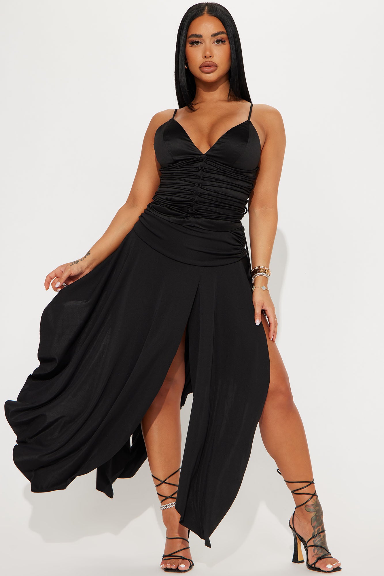 Blaming Me Skirt Set Black srietti