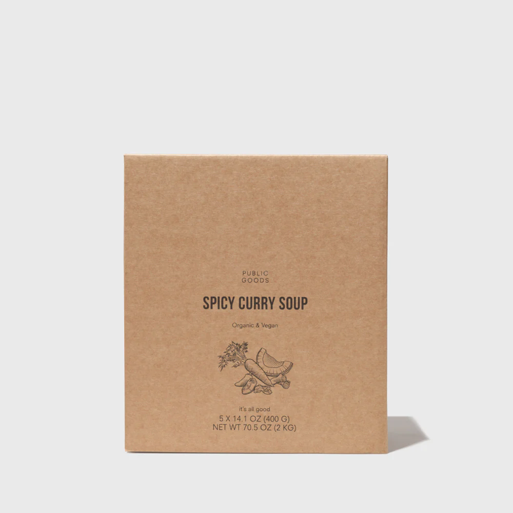 Organic Spicy Curry Soup 5pk