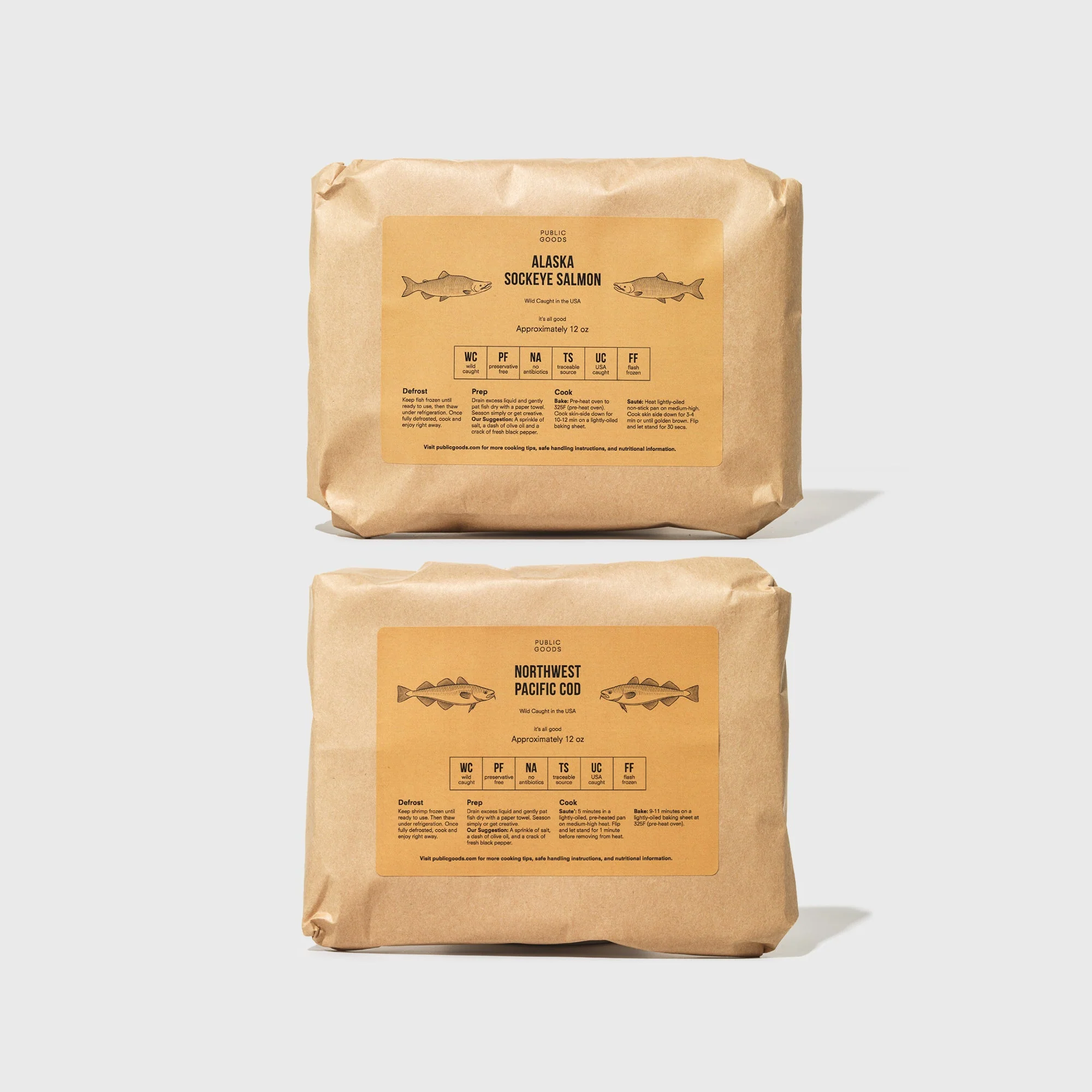 Salmon & Cod Pack, 12 Servings
