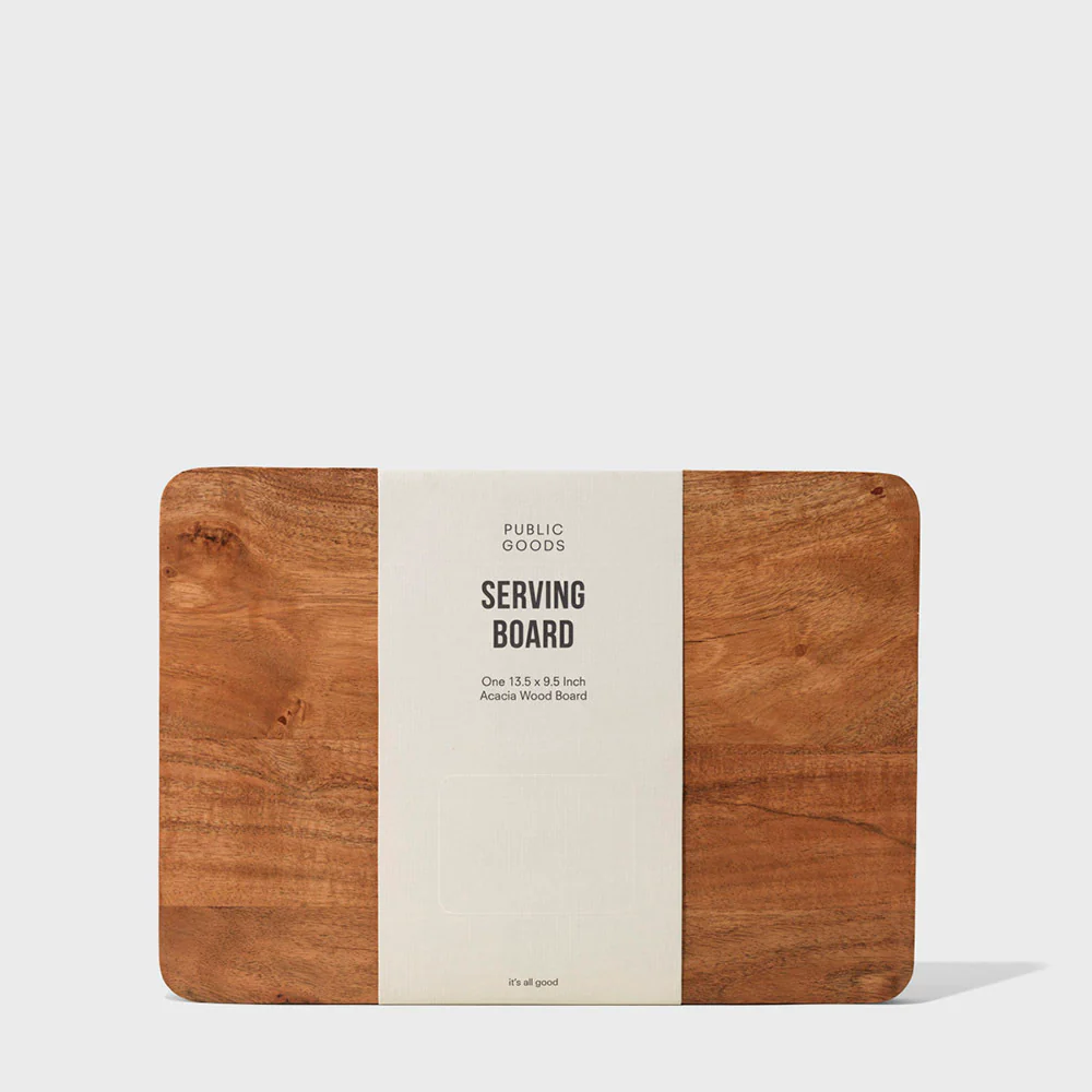 Small Wood Serving Board (13.9