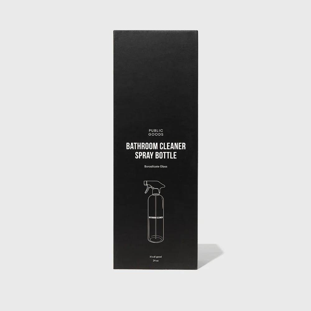 Glass Spray Bottle - for Bathroom Cleaner