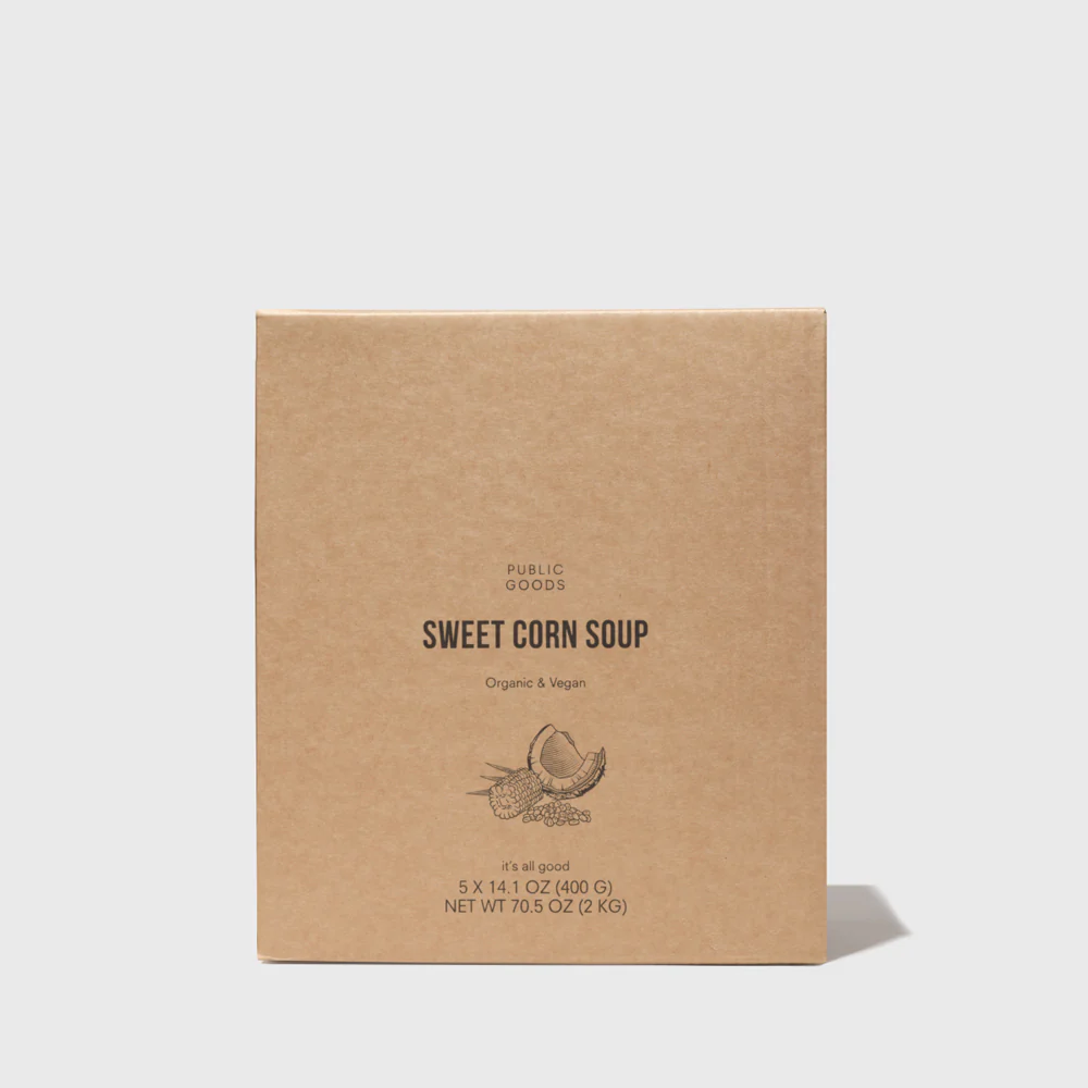 Organic Sweet Corn Soup 5pk