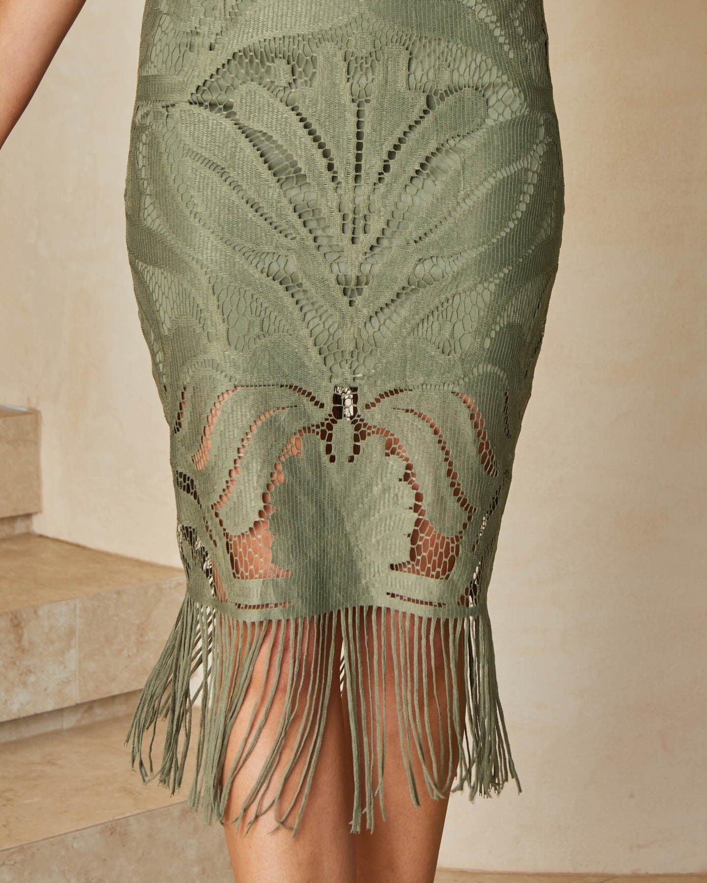 Khaleesi Dress - Moss Green