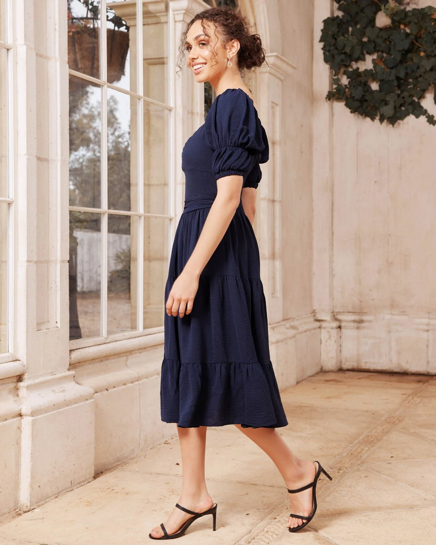Lucy Dress - Navy