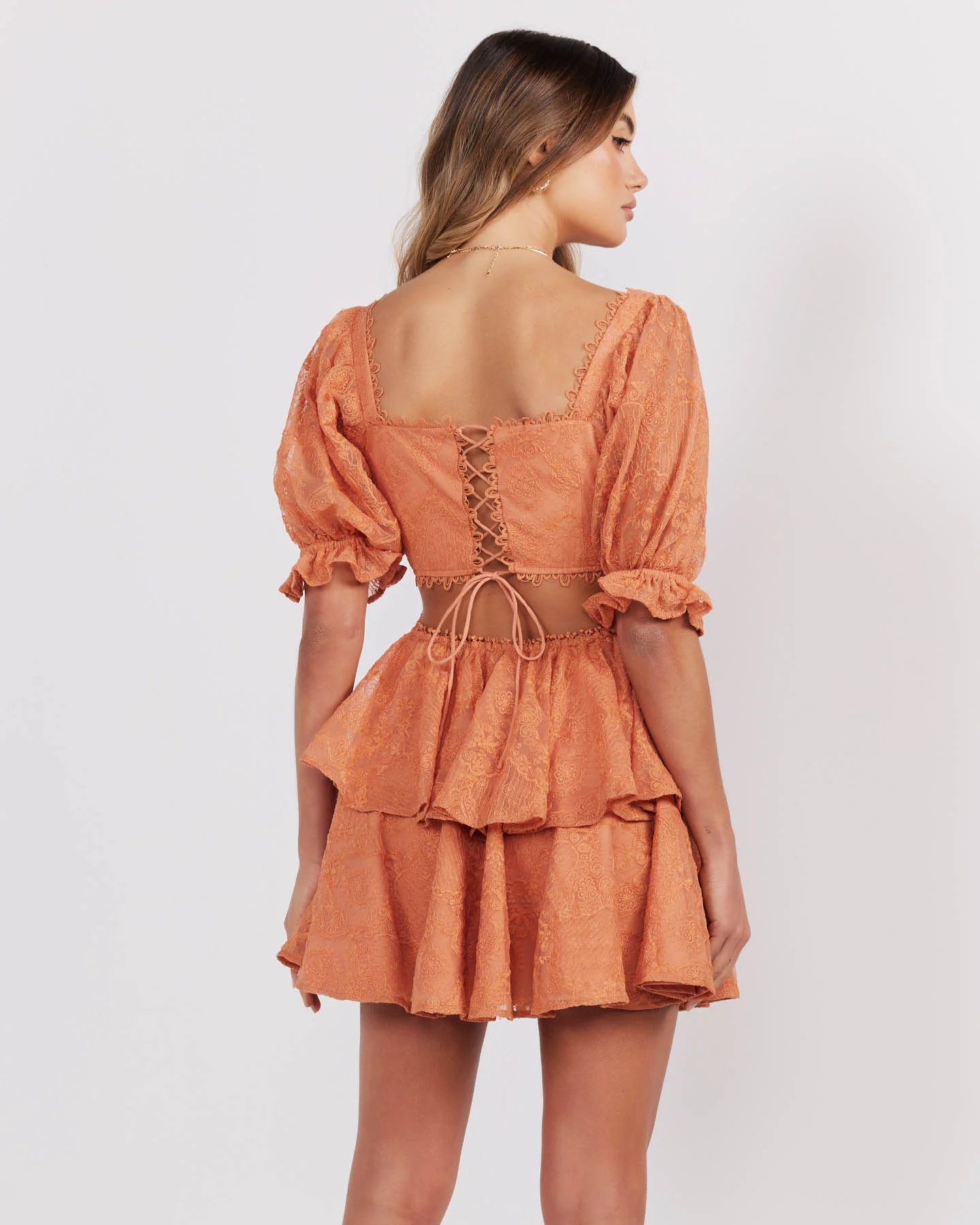 Kehlani Dress-Orange