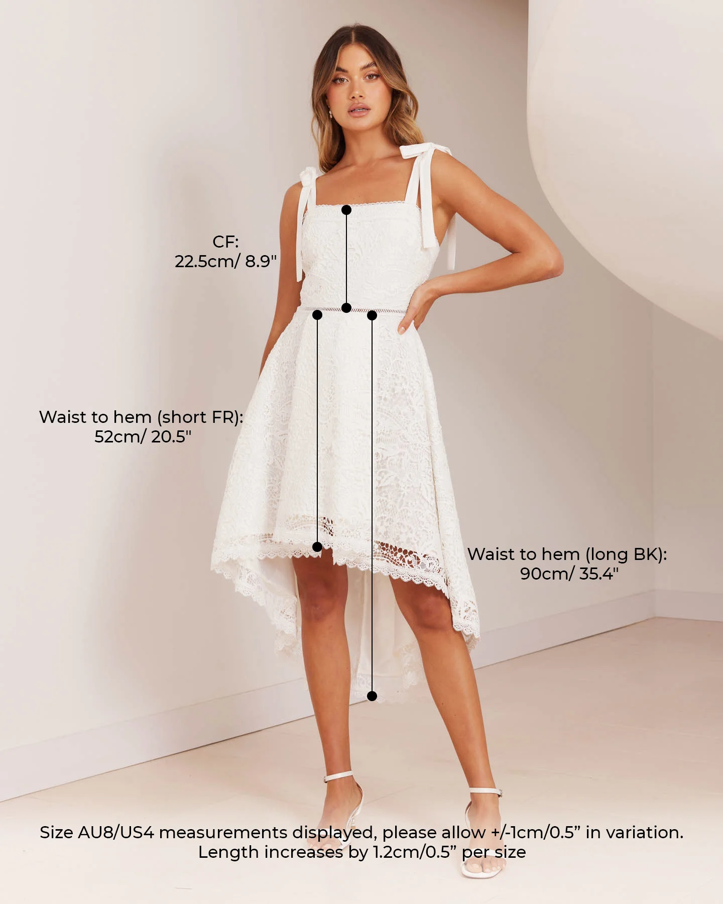 Heidi Dress-White