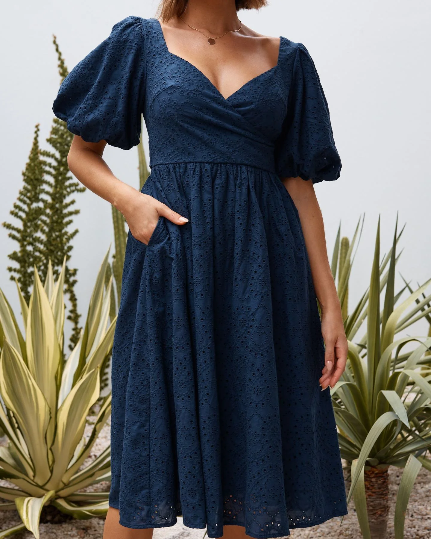 Korie Dress - Navy