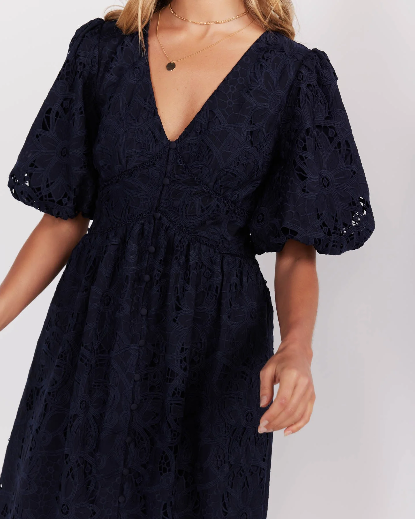 Londyn Dress-Navy