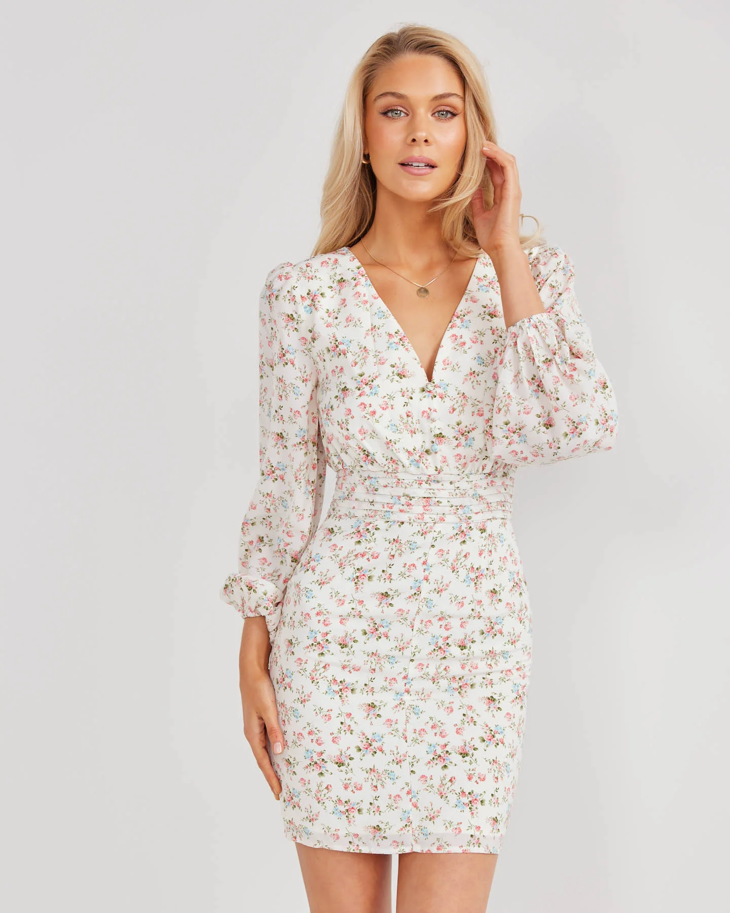 Juliette Dress-White