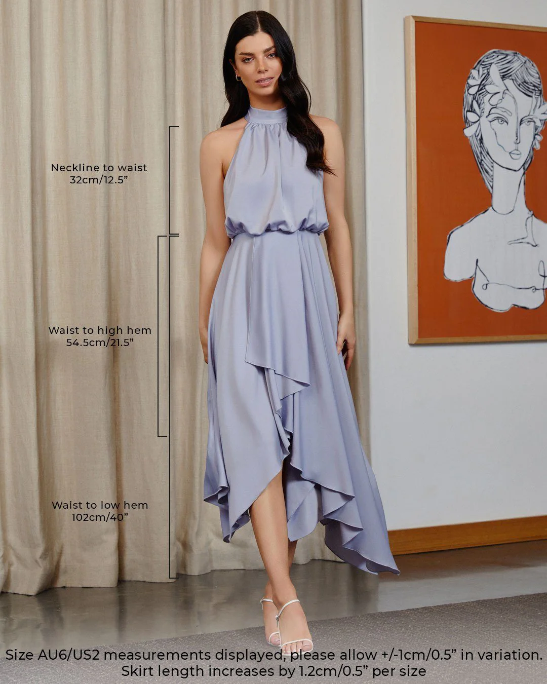 Kat Dress - Periwinkle