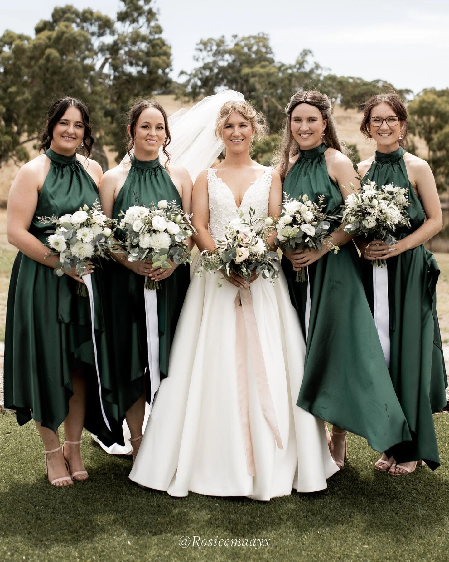 Kathleen Dress - Emerald Green