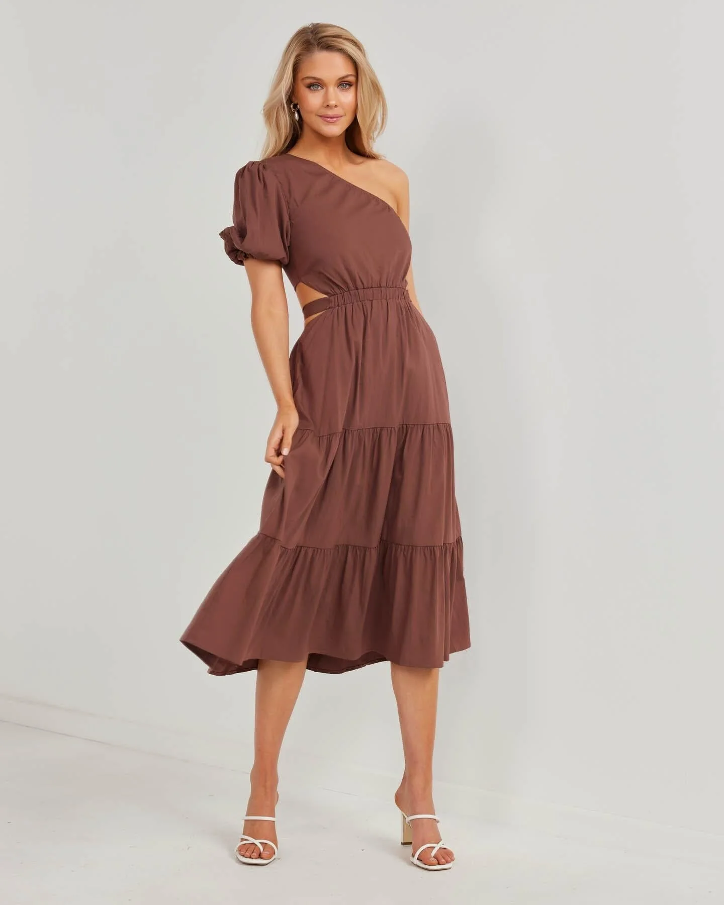 Uberta Dress-Brown