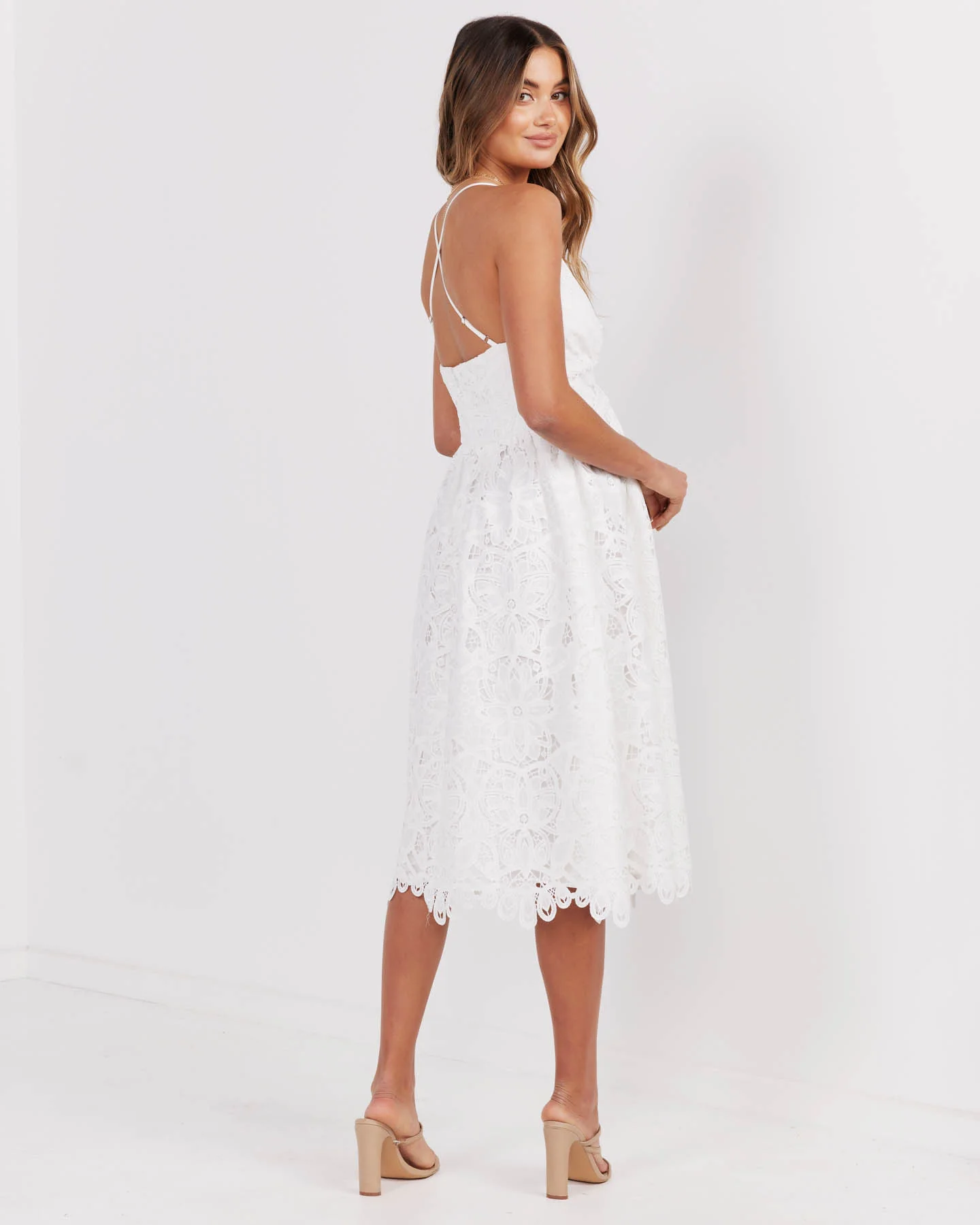 Norah Dress-White