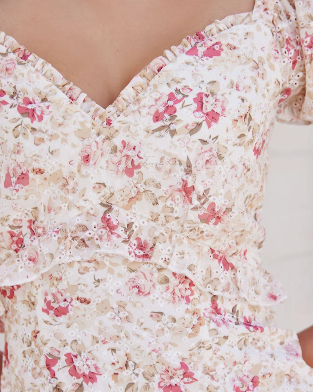 Luka Mini Dress - Pink Floral