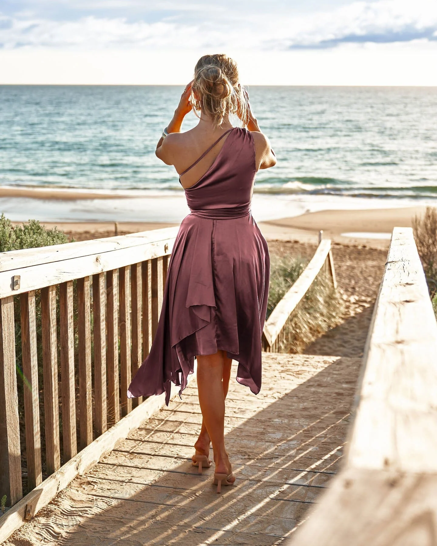 Kayla Dress-Plum