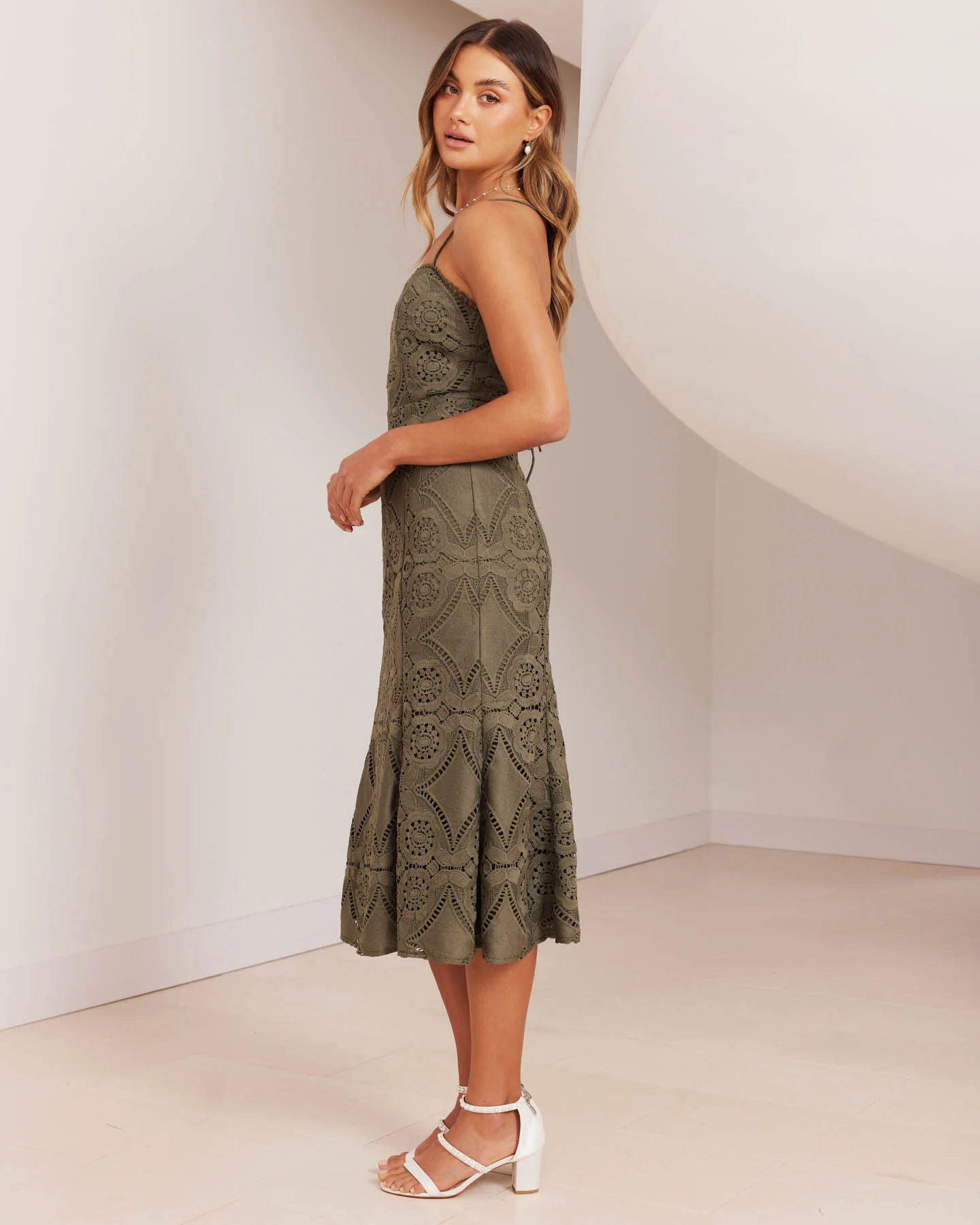 Serenity Dress-Khaki