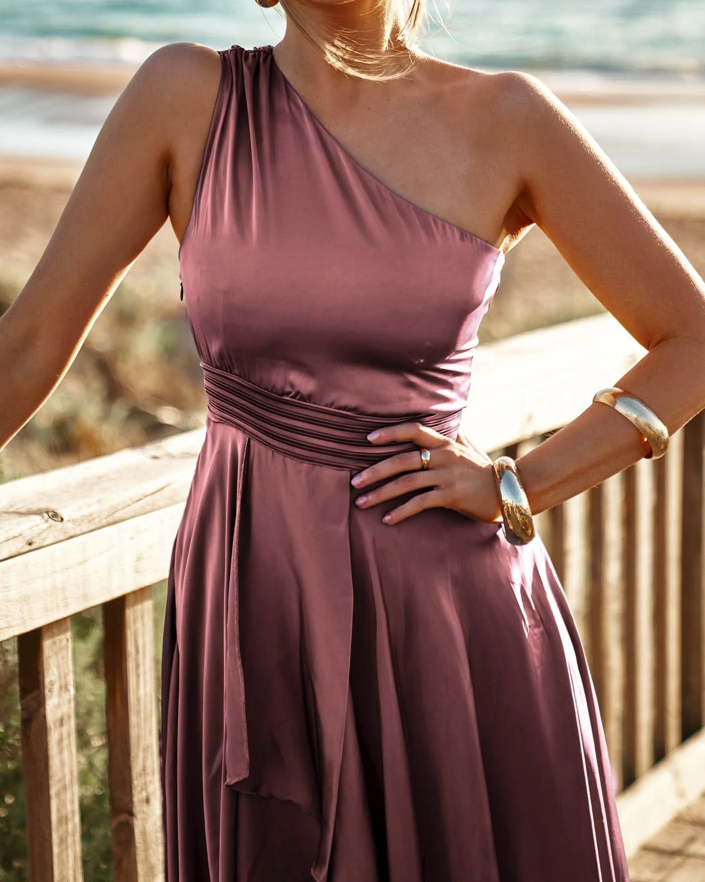 Kayla Dress-Plum