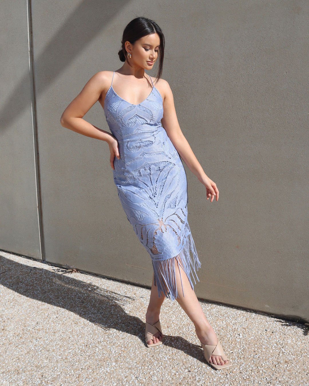 Khaleesi Dress - Periwinkle