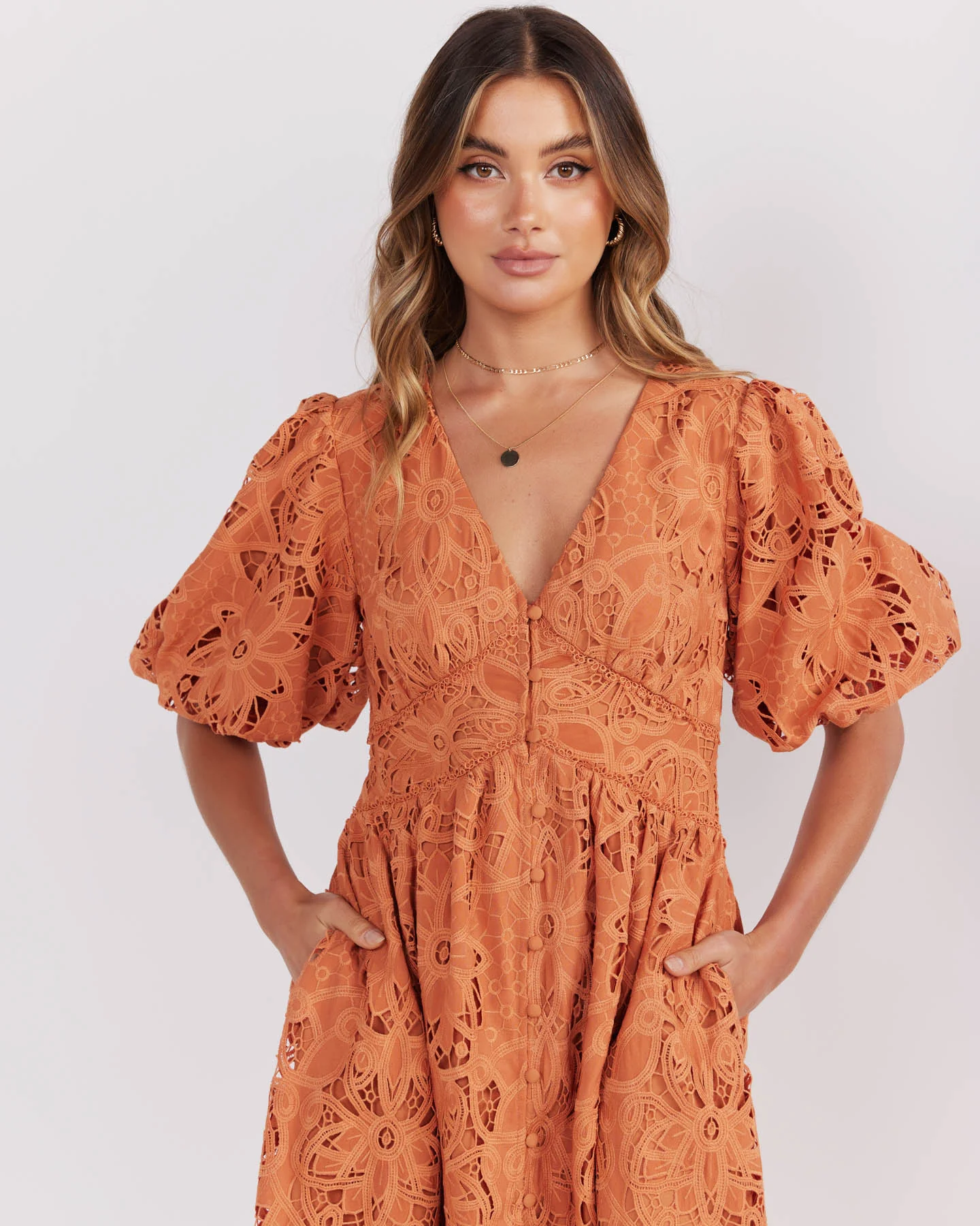 Londyn Dress-Orange