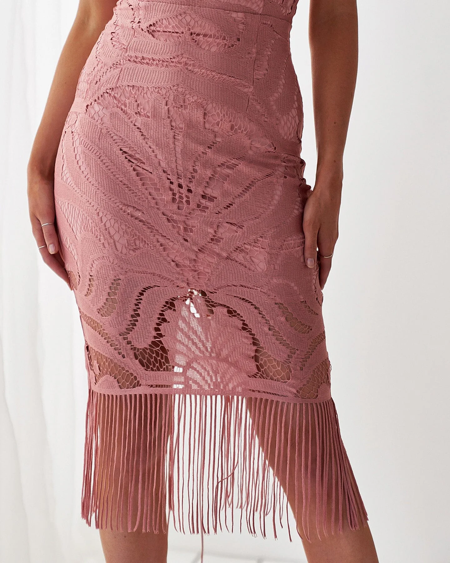 Khaleesi Dress - Dusty Pink