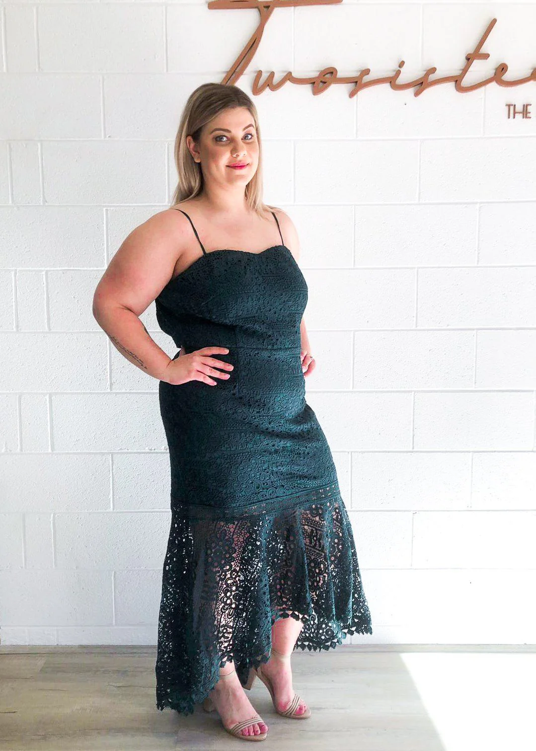 Mesina Dress - Emerald Green