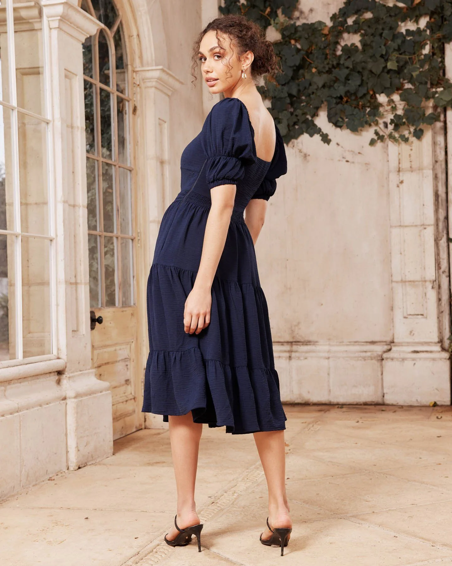 Lucy Dress - Navy