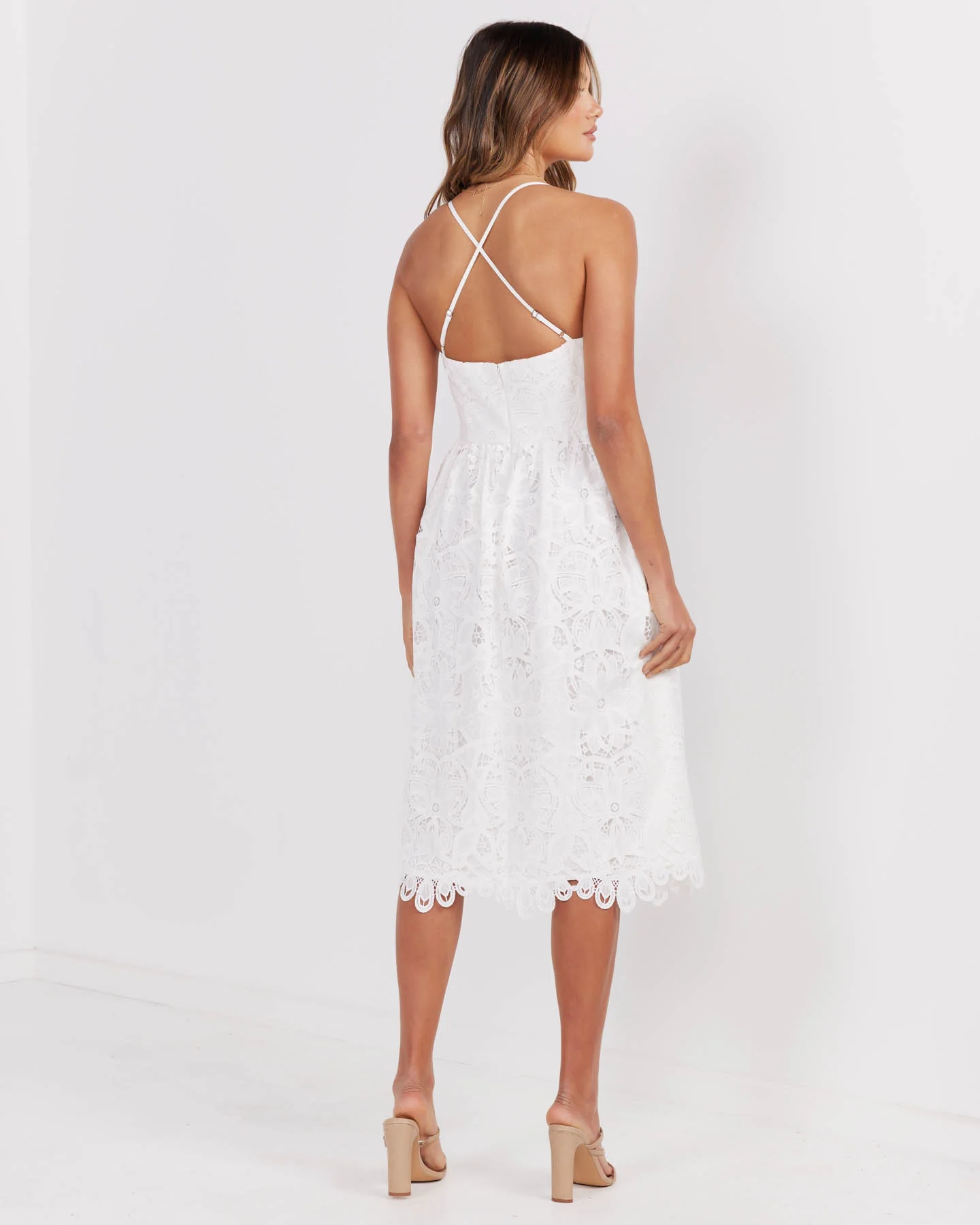 Norah Dress-White