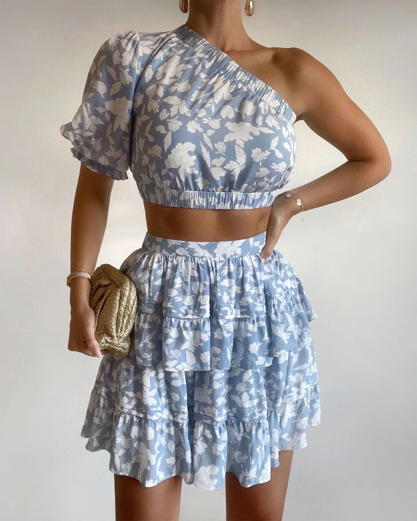 Rocio Set-Blue Floral
