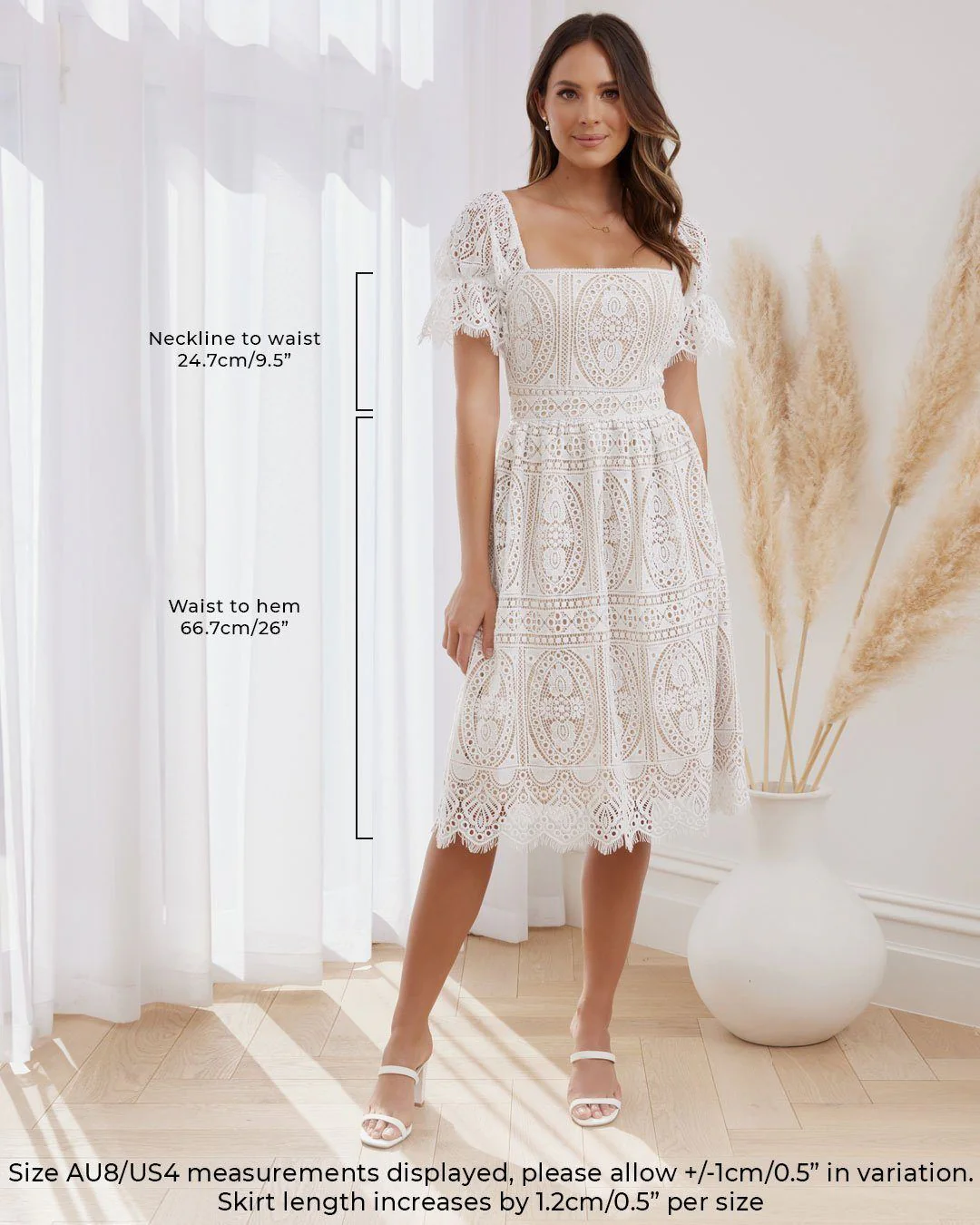 Remie Dress - Classic White