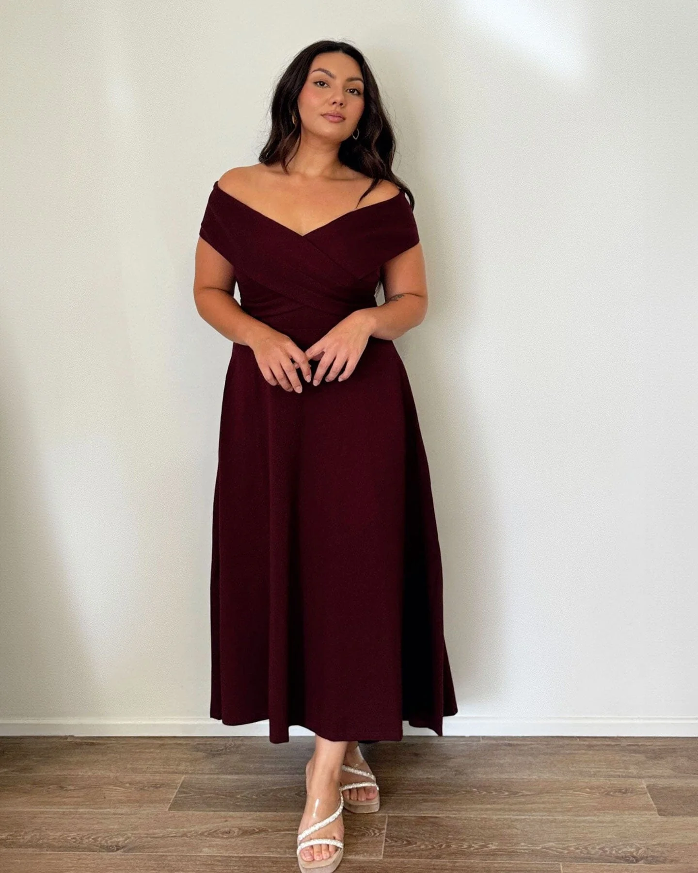 Belina Dress-Mahogany