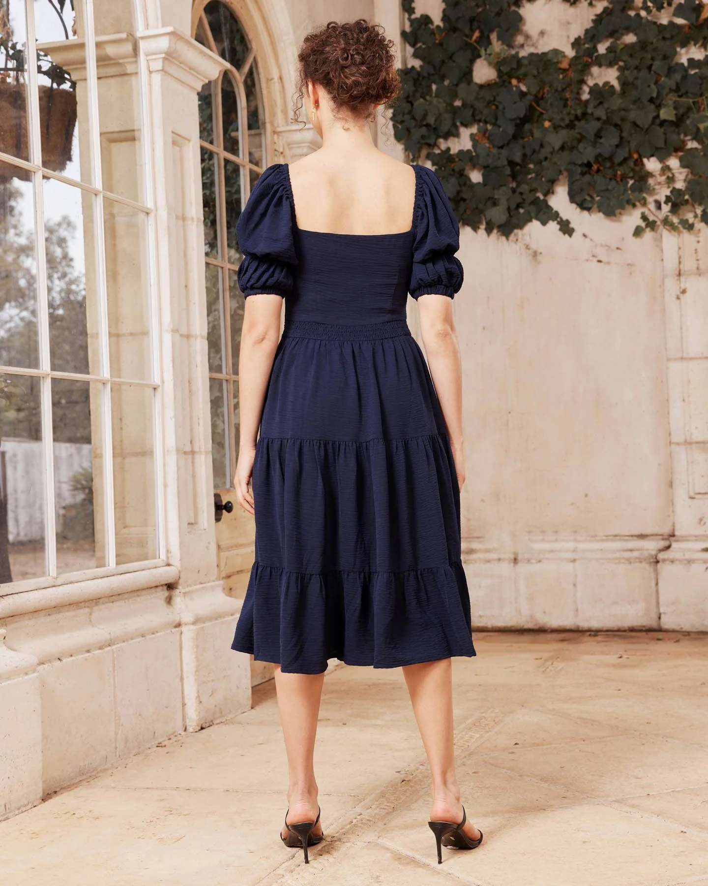 Lucy Dress - Navy